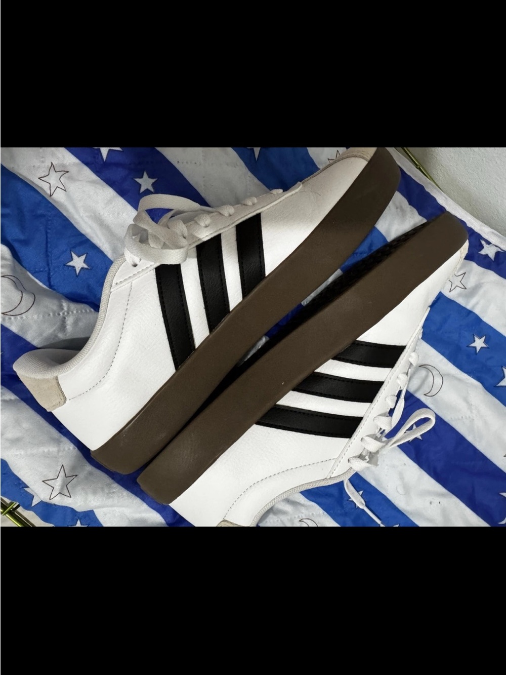 Adidas court womens size 10 lowtop gum sole
